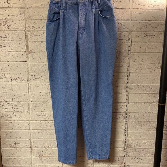 Vintage Jaclyn Smith Mom Jeans Light Wash 7/8 - Picture 2 of 11